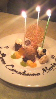 Buon Compleanno �܂肵���_(^��^)�^